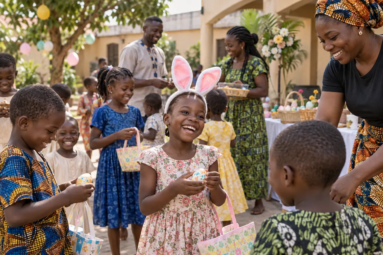 A joyful Easter community celebration