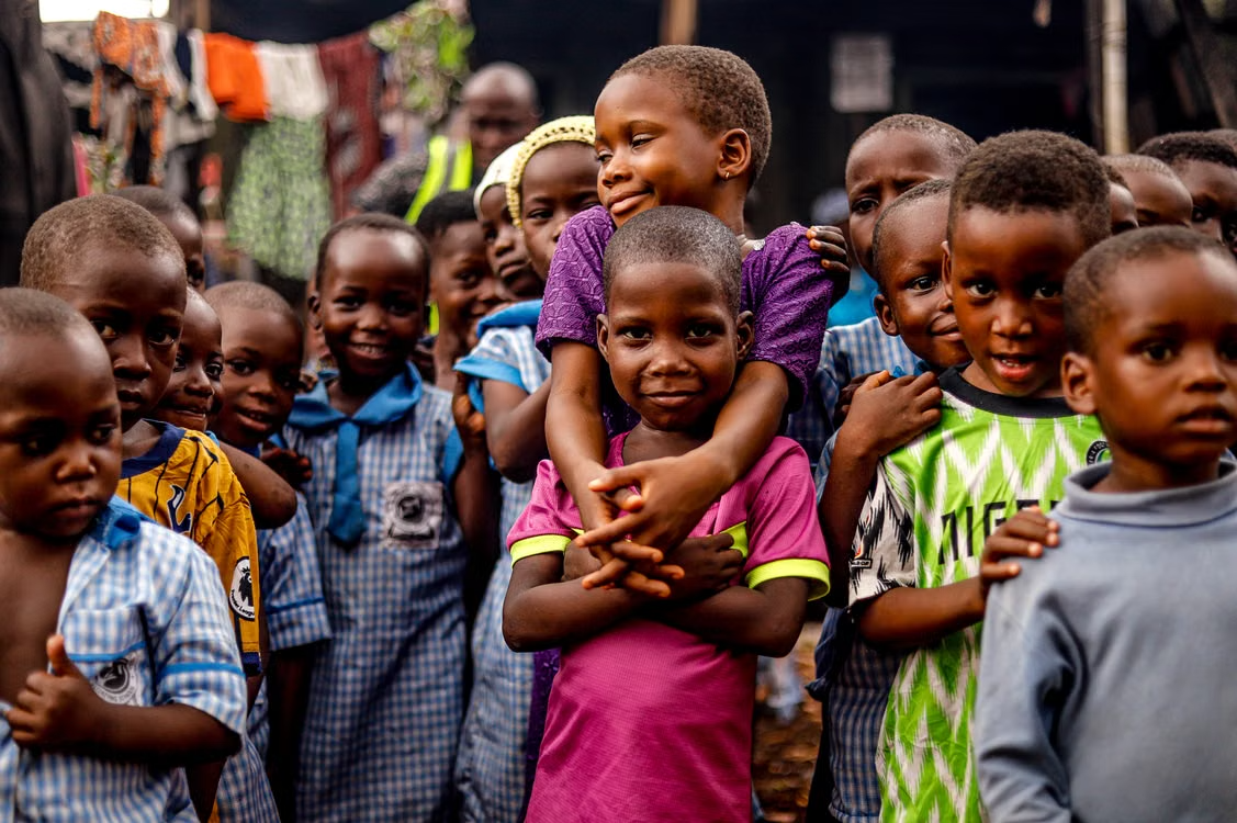 Children together at OBOHSA Orphanage Home